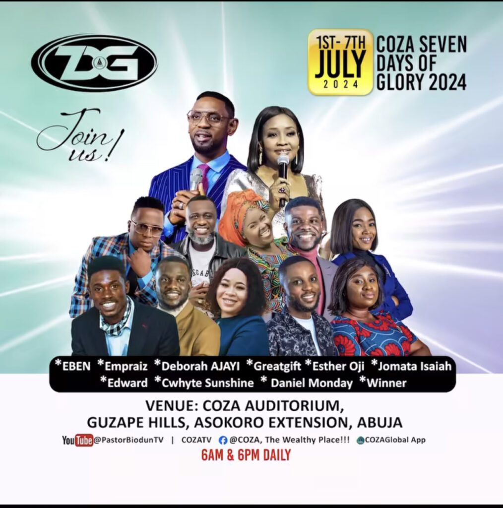 COZA 7 Days of Glory 2024