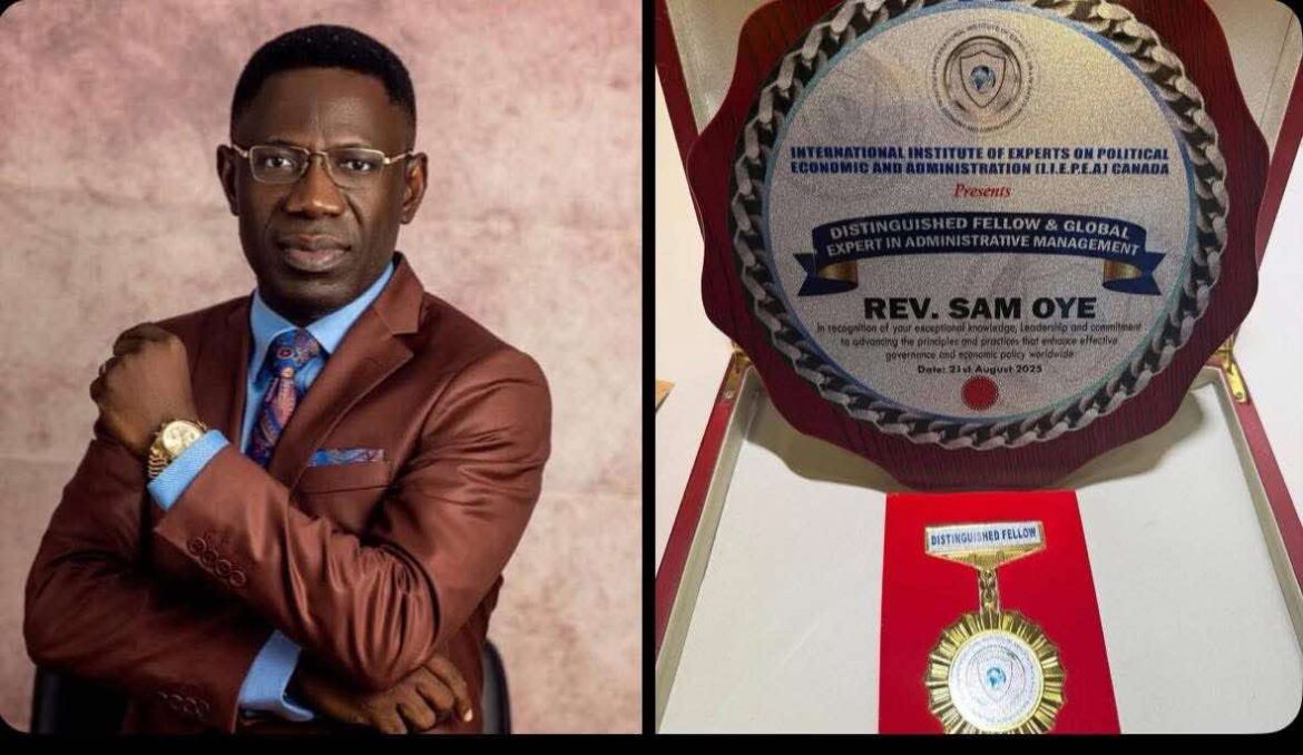 Rev Sam Oye Awards